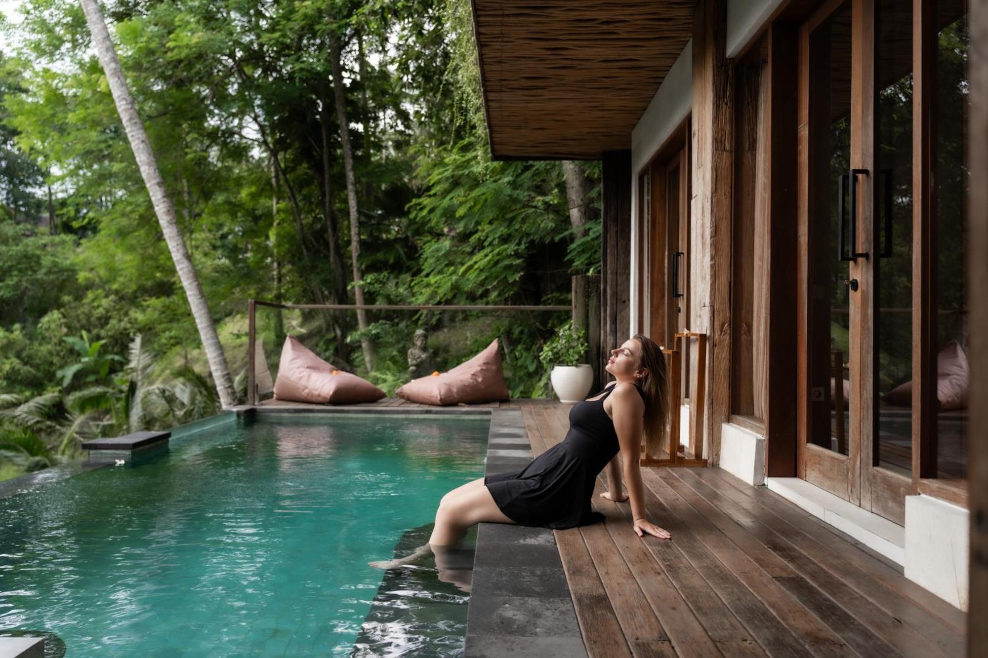 Ubud Riverside Villa المظهر الخارجي الصورة